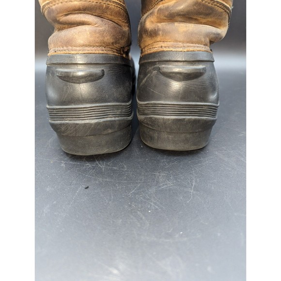 Bass Woman's 9M Rockingham Waterproof Fleece Lined Duck Boots Brown LEATHER - Picture 6 of 12